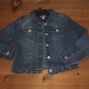 Girl’s Denim Unicorn Blue Jean Jacket